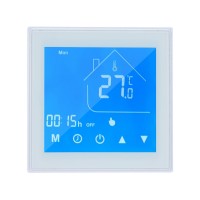 Tuya Zigbee Smart Thermostat Temperature Controller LCD Display Week Programmable for Water Heating Tuya APP Control Compatible with Alexa Google Home