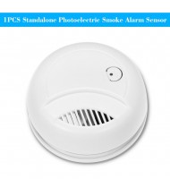 1PCS Standalone Photoelectric Smoke Alarm High Sensitive Wireless Alarm System Security Independent Smoke Detector Fire Protection Sensor For Home Kitchen/Store/Hotel/Factory