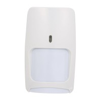 Wired Dual-tech Infrared Motion and Microwave Detector Wall Mounted PIR Motion Sensor Pet Immunity for Home Burglar Security Alarm System