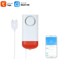 WiFi Smart Water Leakage Sensor Standalone Water Leaks Intrusion Detector Alert Water Level Overflow Alarm Tuya Smart/Smart Life APP Remote Control for Home House Security