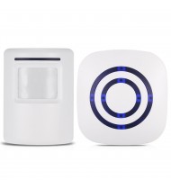 Wireless PIR Motion Sensor Doorbell 38 Chimes Volume Adjustment Long Transmission Range