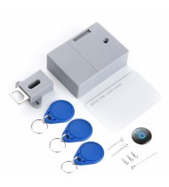 Battery IC Card Sensor Cabinet Drawer Intelligent SmartLock DIY Invisible Hidde Digital Lock without Perforate Hole