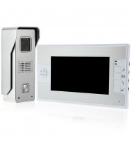 7’’Color TFT LCD Video Door Phone Intercom Doorbell Unlock Monitor Rainproof Night Vision IR CCTV Camera Home Security