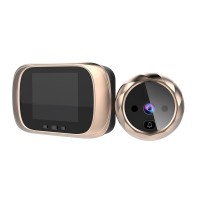 Digital Door Viewer Peephole Door Camera Doorbell 2.8-inch LCD Screen Night Vision Photo Shooting Digital Door Monitoring for Home Security