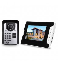 7 inch Monitor Fingerprint Password Remote Control HD Camera Video Door Phone Doorbell Intercom System Wireless Unlocks