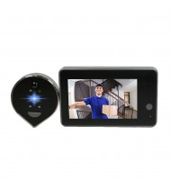 HD 1080P Peephole Door Camera Doorbell Digital Door Viewer 4.3-inch LCD Screen Night Vision Photo Shooting WiFi Connection YCC365 Plus APP Control for Home Security