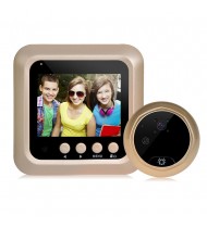 Digital Door Viewer Peephole Door Camera Doorbell Night Vision Photo Shooting Digital Door Monitoring for Home Security