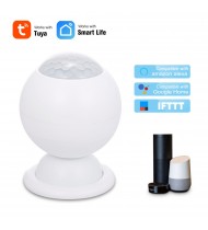 WIFI PIR Motion Sensor Wireless Passive Infrared Detector Security Burglar Alarm Sensor Tuya APP Control Compatible with Alexa Google Home IFTTT